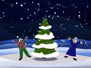 Annoying Americas 'Jingle Bell Rock' animated piece