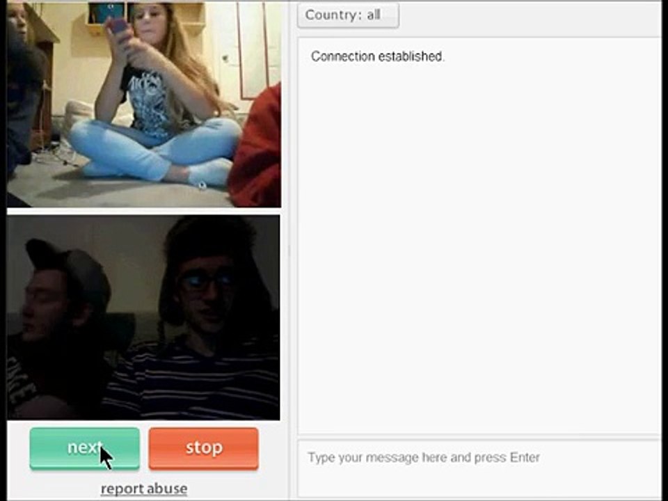 Omegle video with Jesse.