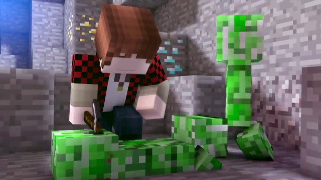 ♪ Minecraft Song Creeper Fear - A Minecraft Parody Show Me & Paranoid (Music Video)