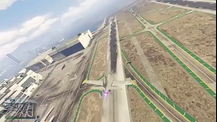 GTA V : Crash Spectaculaire d'un Avion