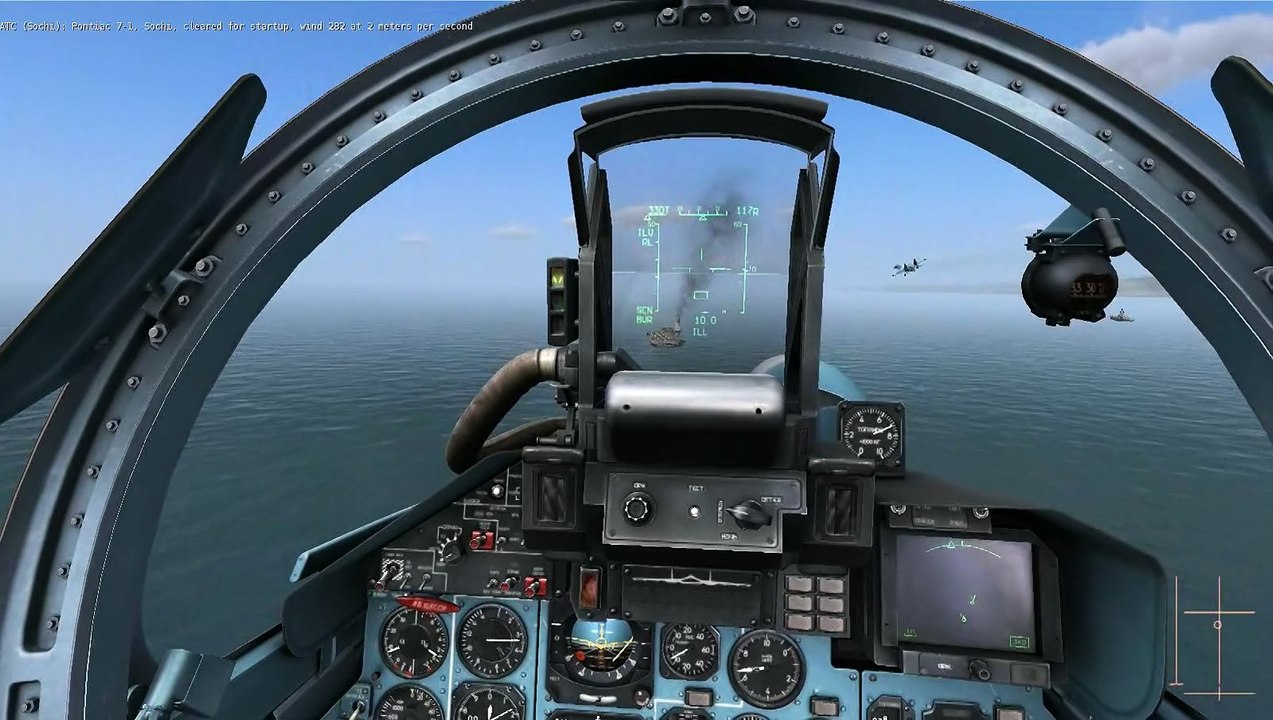 DCS failed tandem carrier landing - Su-33