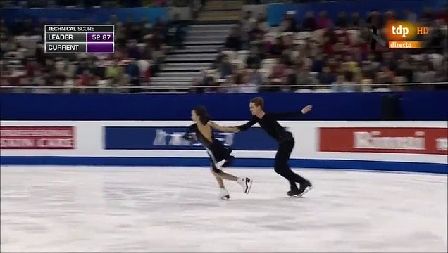 Madison Chock & Evan Bates (EE.UU). Danza FP (en HD). Sanghai 2015.