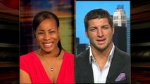 Broncos QB Tim Tebow confronts Skip Bayless