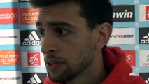 Réaction de Javier PASTORE en zone mixte après OM-PSG (2-3)