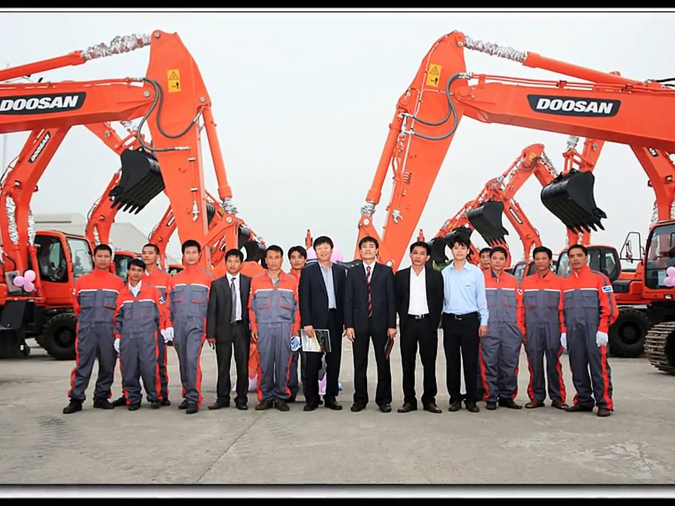 Máy xúc Doosan - Công ty DCC - Nhà phân phối độc quyền tại Việt Nam