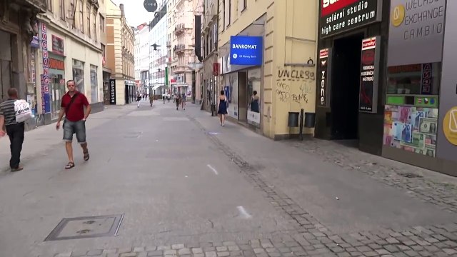 Walking in Brno, Czech Republic