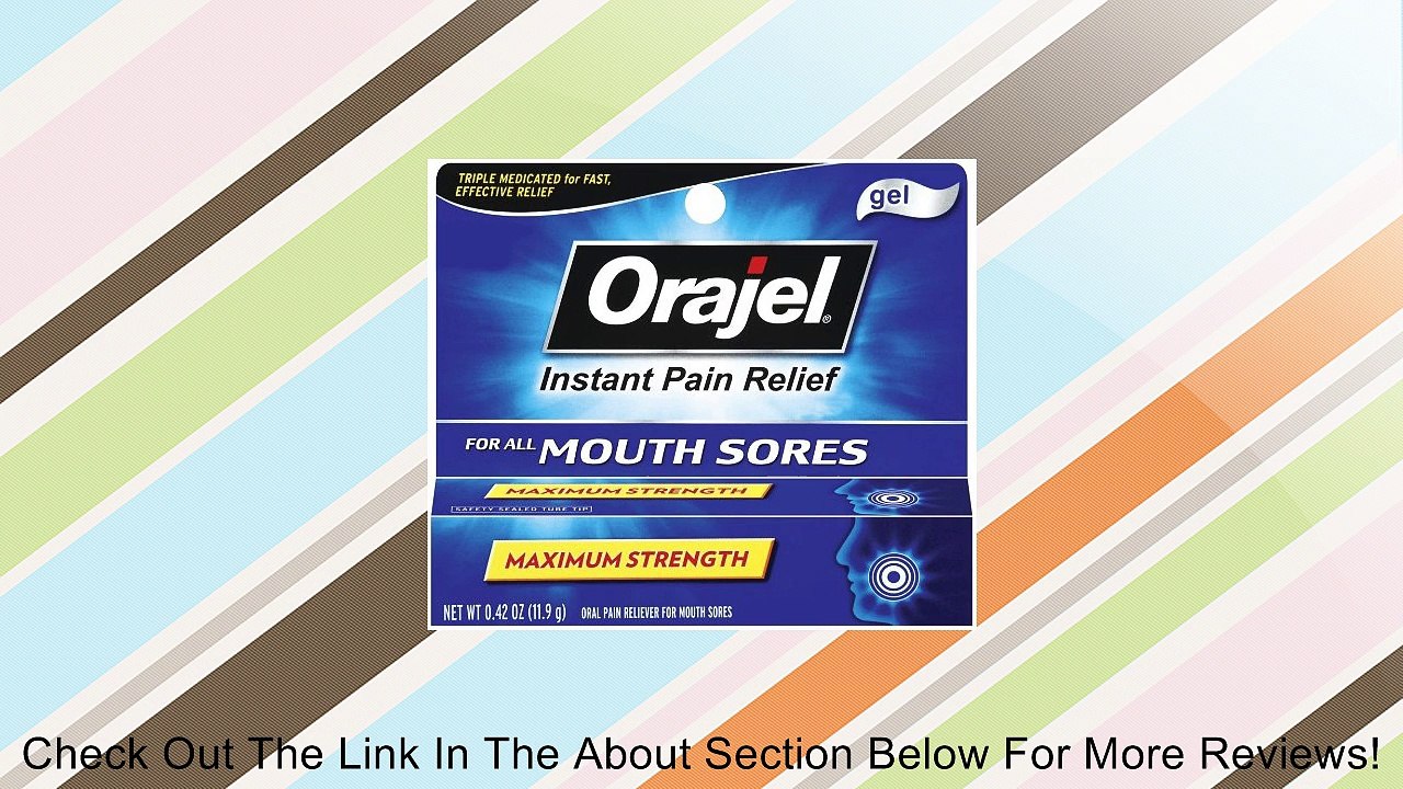Orajel Mouth Sore Gel Review video Dailymotion