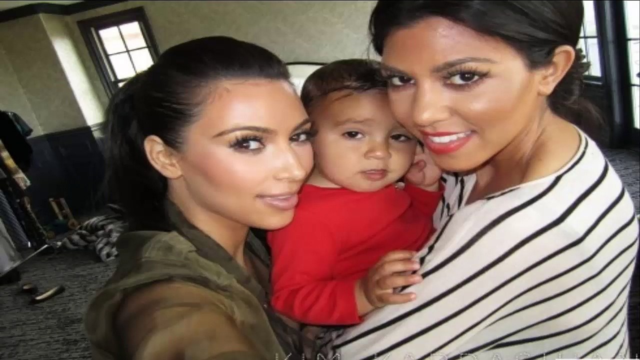 Kim and Kourtney Kardashian Play With Mason Full HD Video