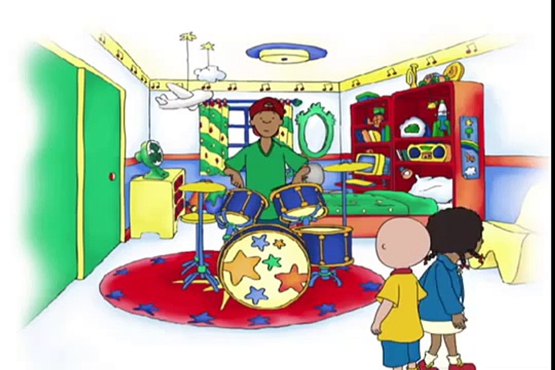 Caillou en Francais Caillou joue de la batterie S04E07