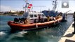 ایتالیا ۱۵۰۰ مهاجر غیرقانونی گرفتار در آب های مدیترانه را نجات داد
