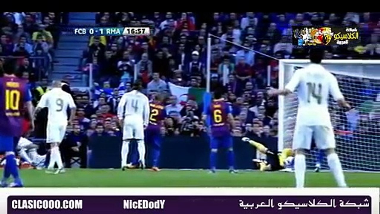 ريال مدريد 2-1 برشلونة عصام الشوالي 21-4-2012