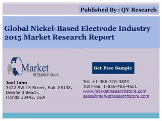 Global Nickel-Based Electrode Industry 2015 Market