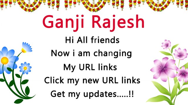 Ganji Rajesh Social Networking Sites URL links