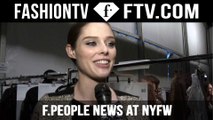 Backstage with Coco Rocha at New York Fashion Week Fall 2015 | F.People News