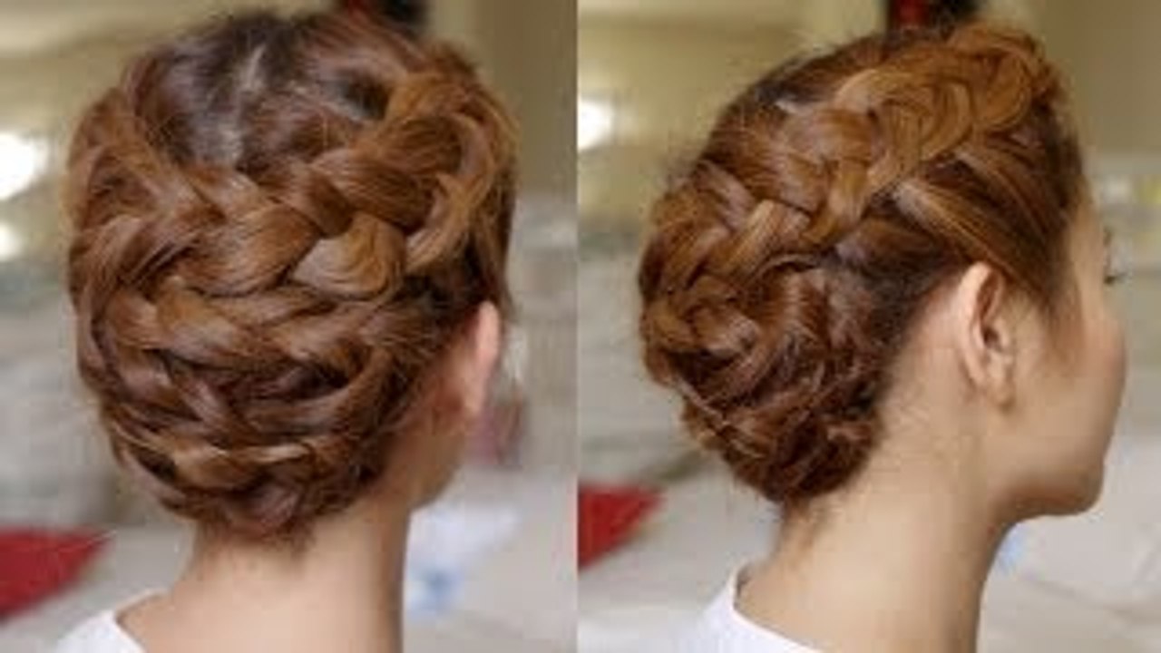 Hair Tutorial Summer Braided Updo