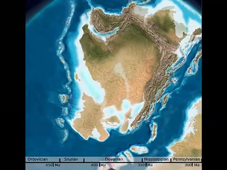 Geologic Evolution of North America: 600 Million Years to Present