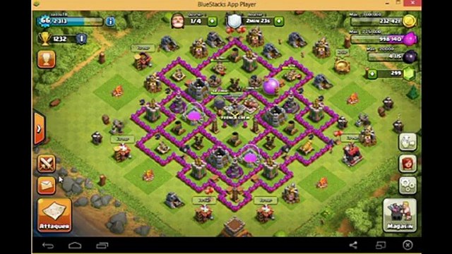 Clash of clans / comment gagner un guerre de clan + attaque full dragon en live !
