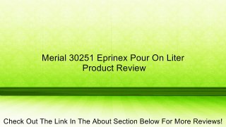 Merial 30251 Eprinex Pour On Liter Review