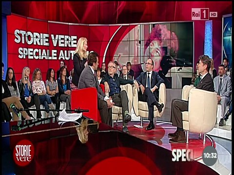 Flavio ospite a Storie Vere , in occasione della Giornata Mondiale sulla consapevolezza dell'autismo- 02/04/2015