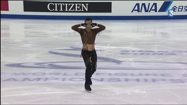 ChM 2015 Patinage artistique - libre hommes (Amodio et les 3 meilleurs)