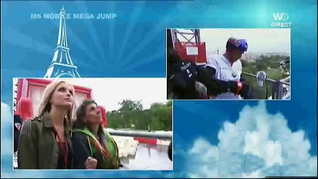 Taïg Khris saut de la tour eiffel en rollers