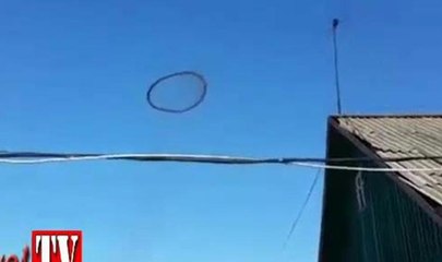 Gökyüzünde şaşırtan görüntü