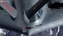 Dunya News - Close Up Footage of Stealth Bomber Refueling