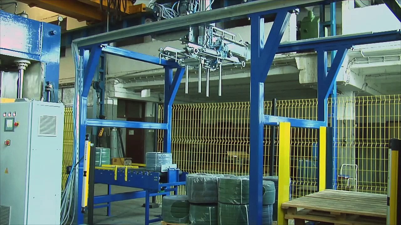 AKMAKSAN Robot Paletleme Tekstil Sektörü Uygulaması