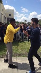 So violent fight at school