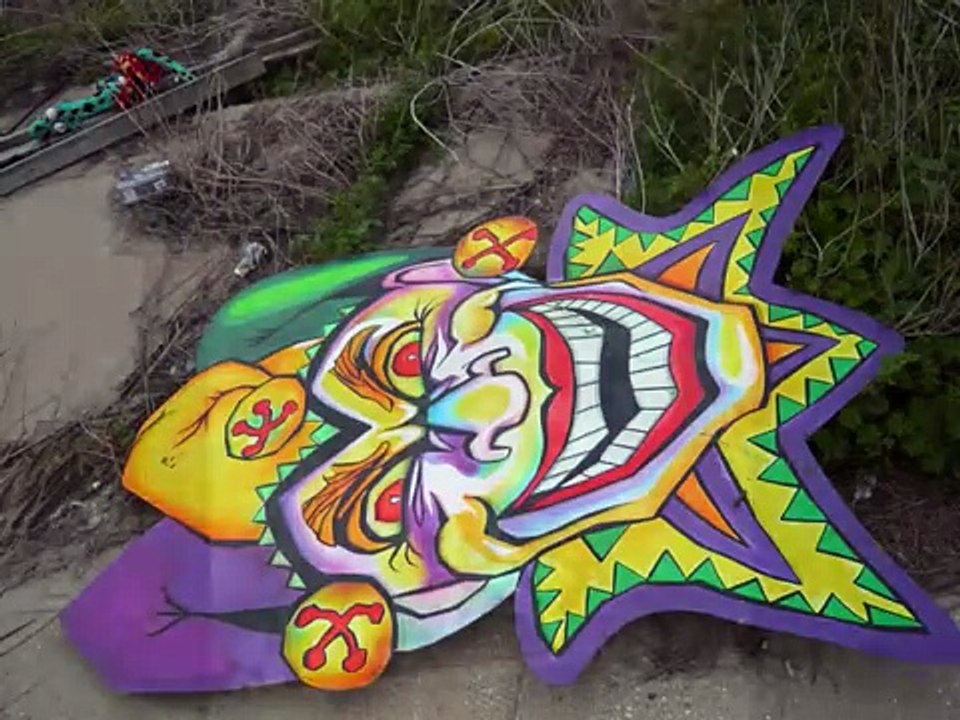 Hurricane Katrina Abandoned Amusement Park 6 Flags New Orleans