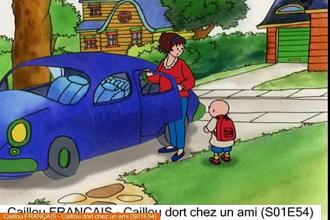 Caillou FRANÇAIS - Caillou dort chez un ami (S01E54)