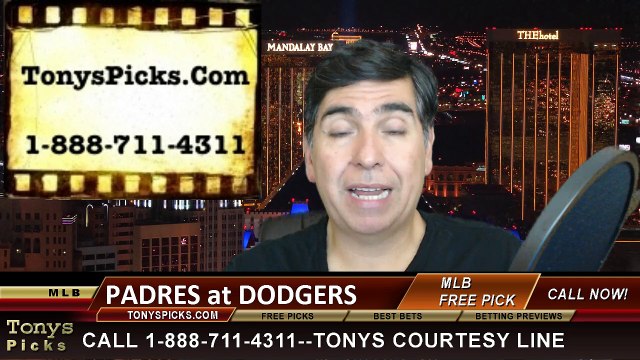 San Diego Padres versus LA Dodgers Free Pick Prediction MLB Odds Preview 4-6-2015