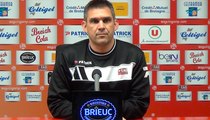 CDF-1/2 : AJA-EAG : la conférence de presse d'avant match de Jocelyn Gourvennec