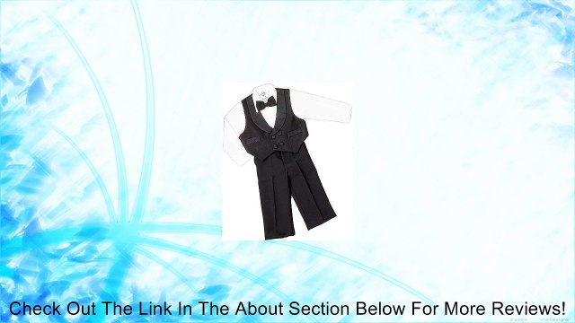 Boys Mini Tuxedo Slacks Set Satin-trim Vest, Bowtie, Infants & Toddlers Review