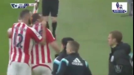 هدف تشارلي آدم لاعب ستوك سيتي في مرمى تشيلسي