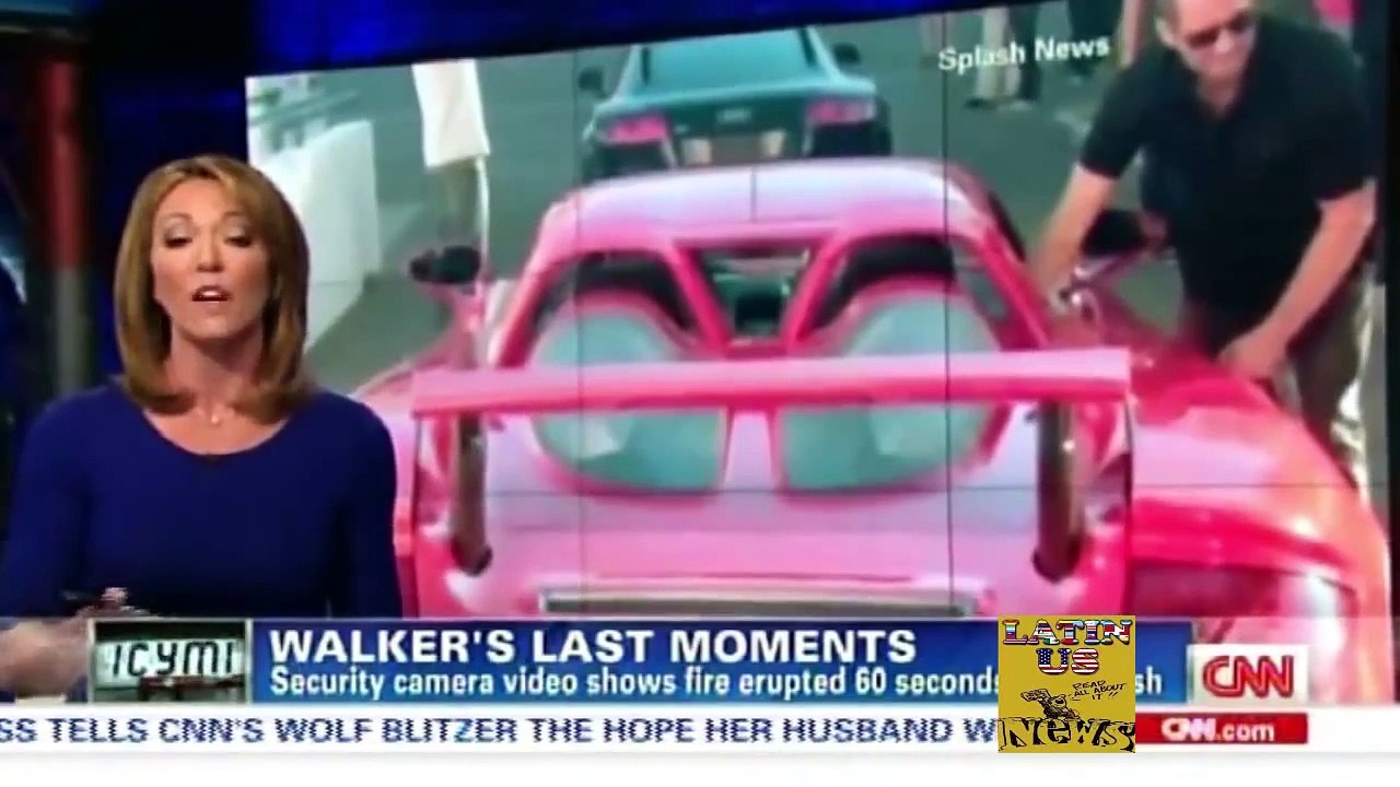 Paul Walker Car Crash NEW VIDEO - death scene Porsche GT crash on fire Caught on camera!