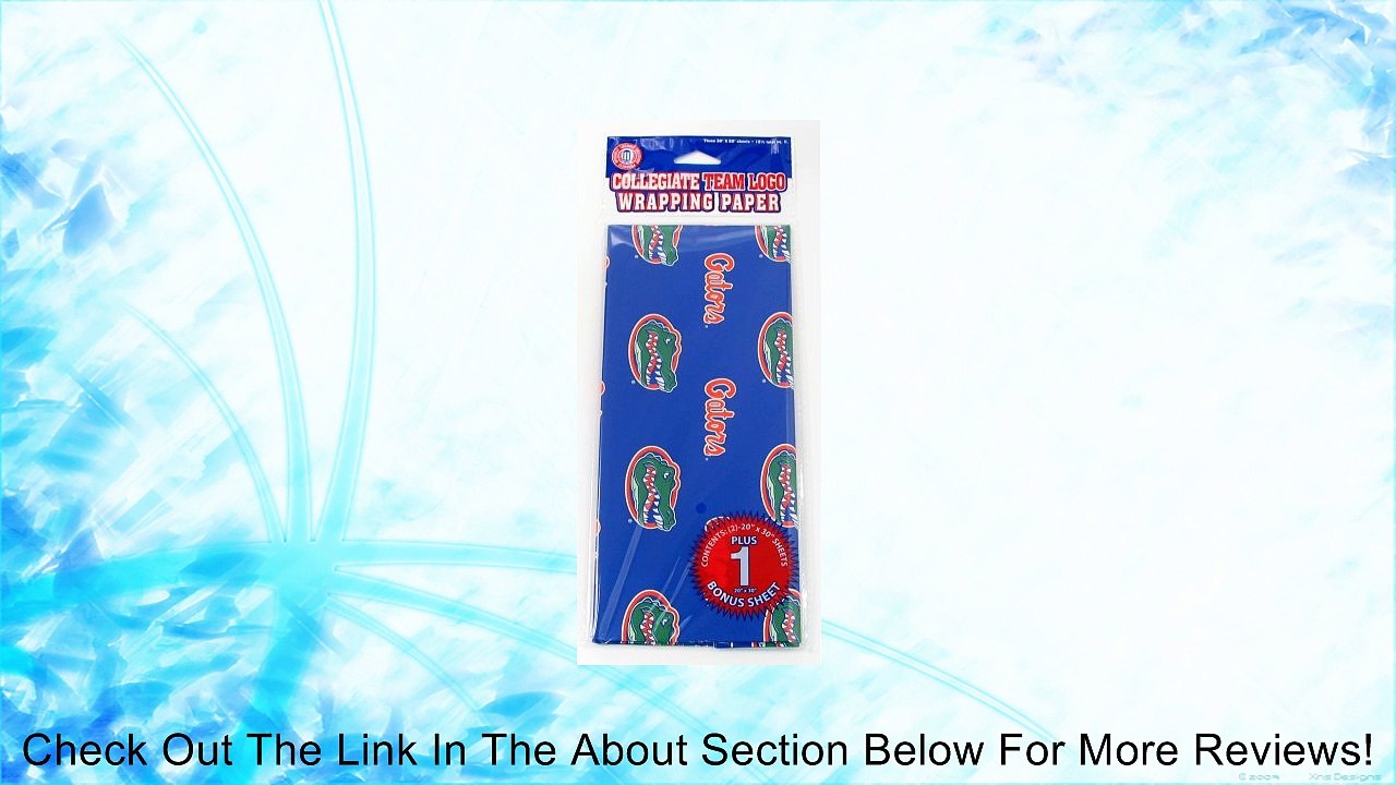NCAA Florida Gators Wrapping Paper Review