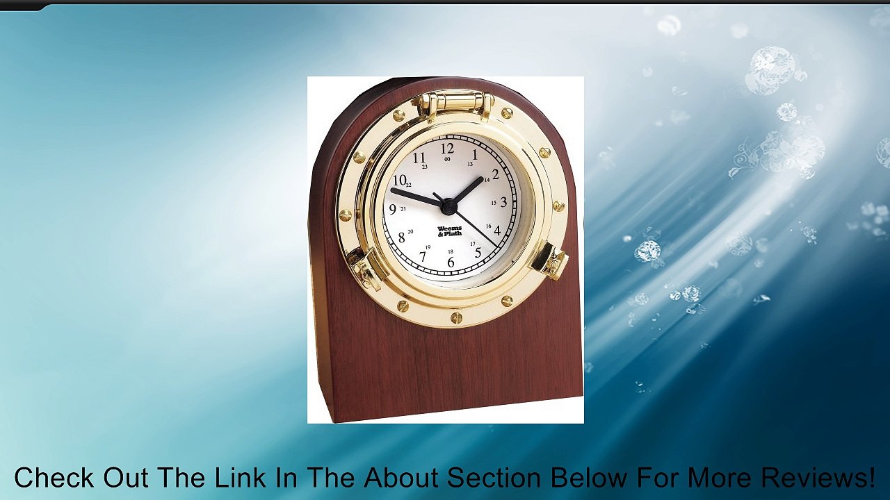Weems & Plath Porthole Collection Desk Clock Review