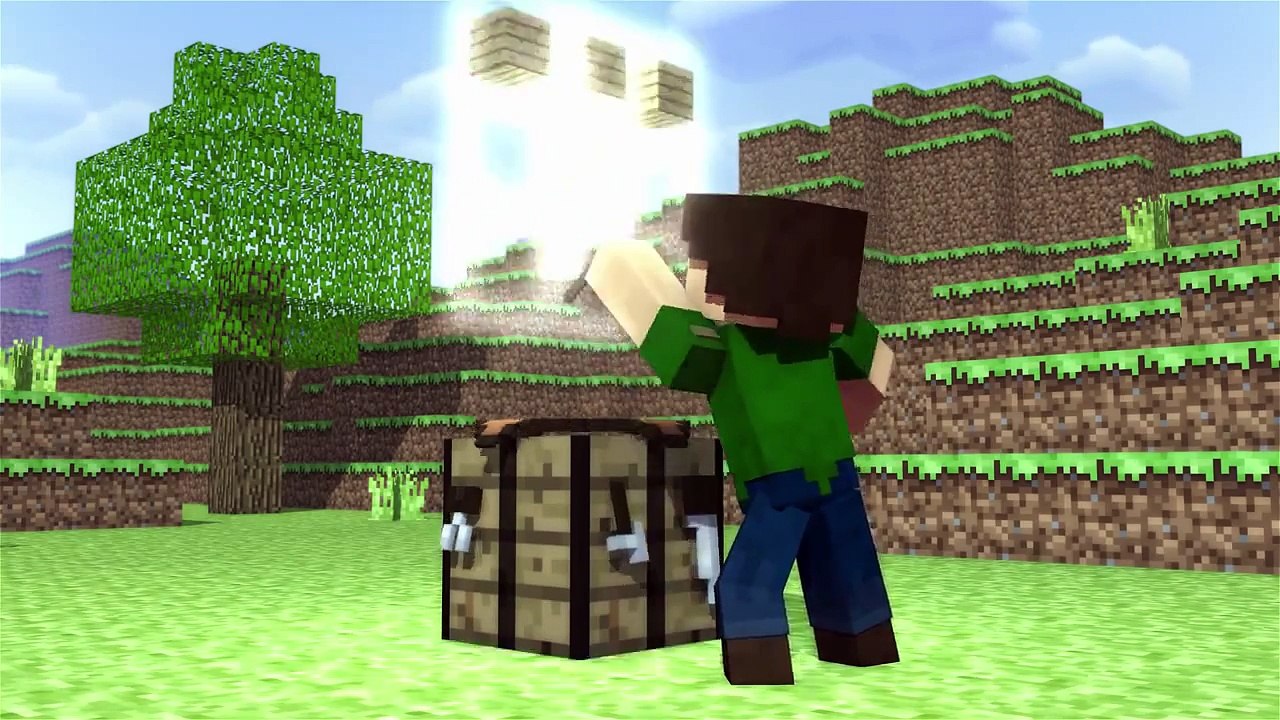 ♪ 'Through The Night'   A Minecraft Original Music Video   Song ♪