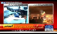 MQM Workers Burned PTI Flagged In Karimabad