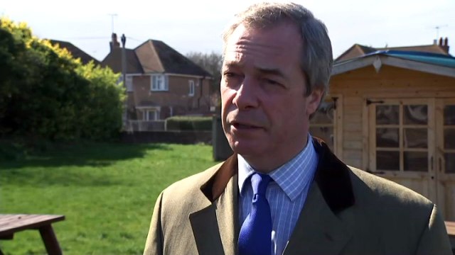 Nigel Farage: Defection shows Tories breaking