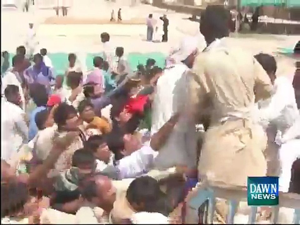 PPP Workers attack on Biryani in Garhi Khuda Bux
