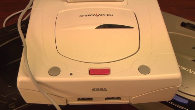 Classic Game Room - WHITE SEGA SATURN review model HST-3220
