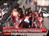 Ankara'da 'Yürü Üstüne Üstüne' bildirisi yapıştıran Halk evleri eylemcilerine polis gözaltısı