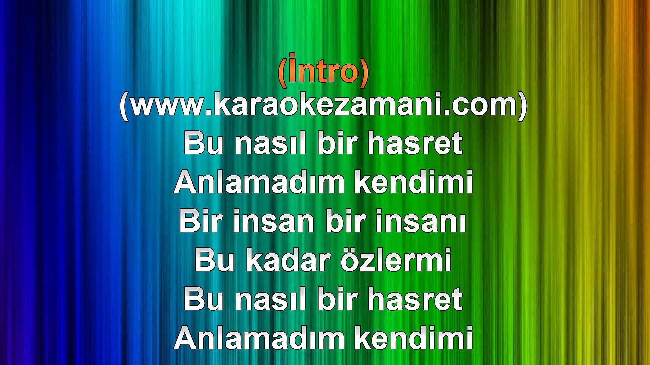 Berdan Mardini - Aşkım - 2006 TÜRKÇE KARAOKE