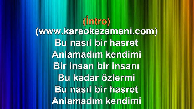 Berdan Mardini - Aşkım - 2006 TÜRKÇE KARAOKE