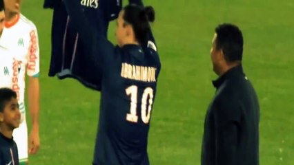 Ronaldo & Zlatan ibrahimovic Start the game ( PSG vs. OM ) | 2013