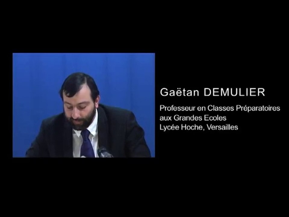 ROUSSEAU, Discours sur l'origine de l'inégalité : III. Portrait métaphysique de l'homme dans l'état de nature, Gaëtan DEMULIER