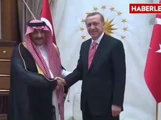 Erdoğan, Prens Muhammed Bin Naif'i Kabul Etti