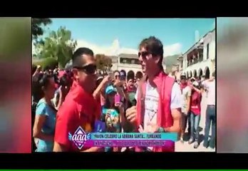 Antonio Pavón y Alexandra Horler se divirtieron en Ayacucho